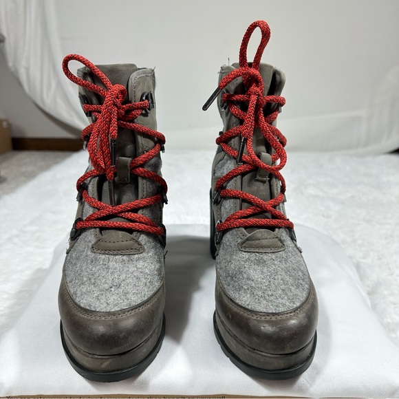 Sorel Blake Lace Up Quarry Boots Womens Sz 8.5 Leather Waterproof Hiking Winter - Picture 5 of 15